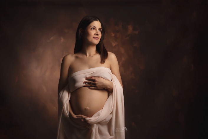 sesja ciążowa w malarskim stylu